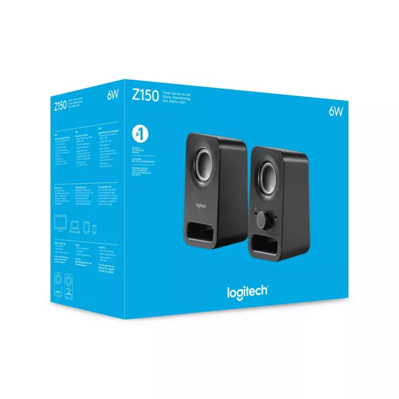 Multimediálne reproduktory Logitech Z150, 5 W
