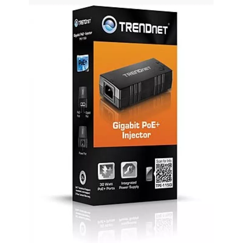 TRENDNET Gigabit PoE+ injektor (tpe-115gi)