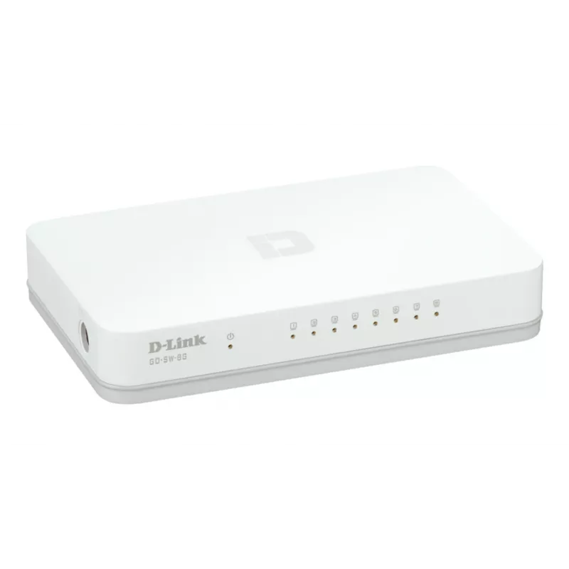 D-Link GO-SW-8G/E sieťový switch unmanaged Gigabit Ethernet (10/100/1000) biela