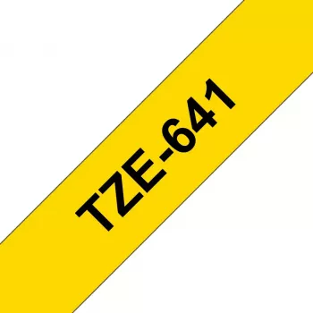 Popisovacia páska Brother TZe641 18mm čierna na žltej