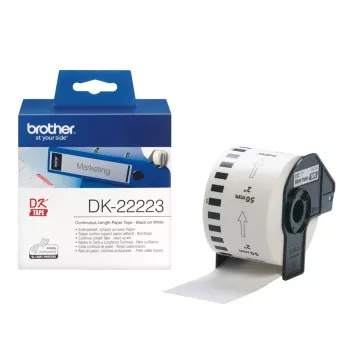 Brother DK-22223 tlačová etiketa biela
