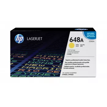 HP 648A žltá originálna LaserJet tonerová kazeta, 11000 strán, žltá, 1 ks