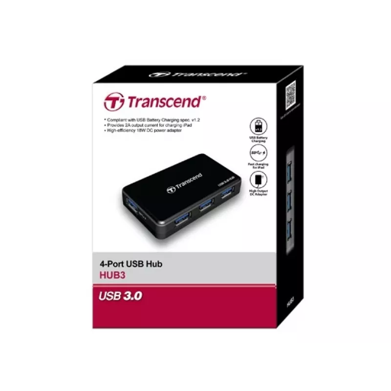 TRANSCEND Hub Hub3 4-portový USB 3.0