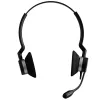 Jabra BIZ 2300 Duo, USB, MS, káblový, kancelária/call centrum, 150 - 4500 Hz, 68 g, headset, čierna
