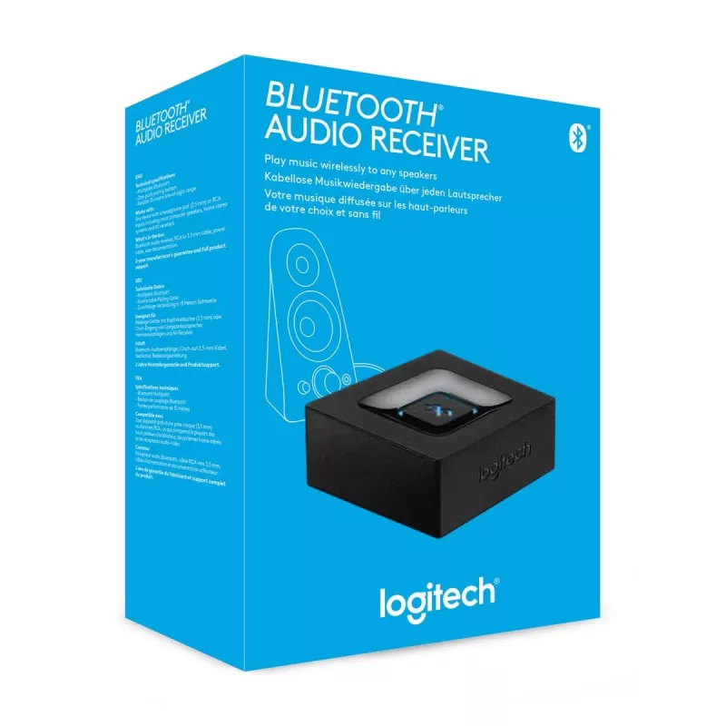 Logitech 980-000912 Bluetooth audio prijímač, čierny