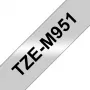 Brother TZE-M951 popisovacia páska čierna na striebornej