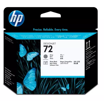HP 72 sivá a foto čierna DesignJet tlačová hlava