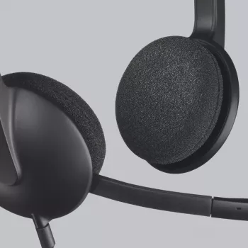 LOGITECH H340 - USB - headset - čierna