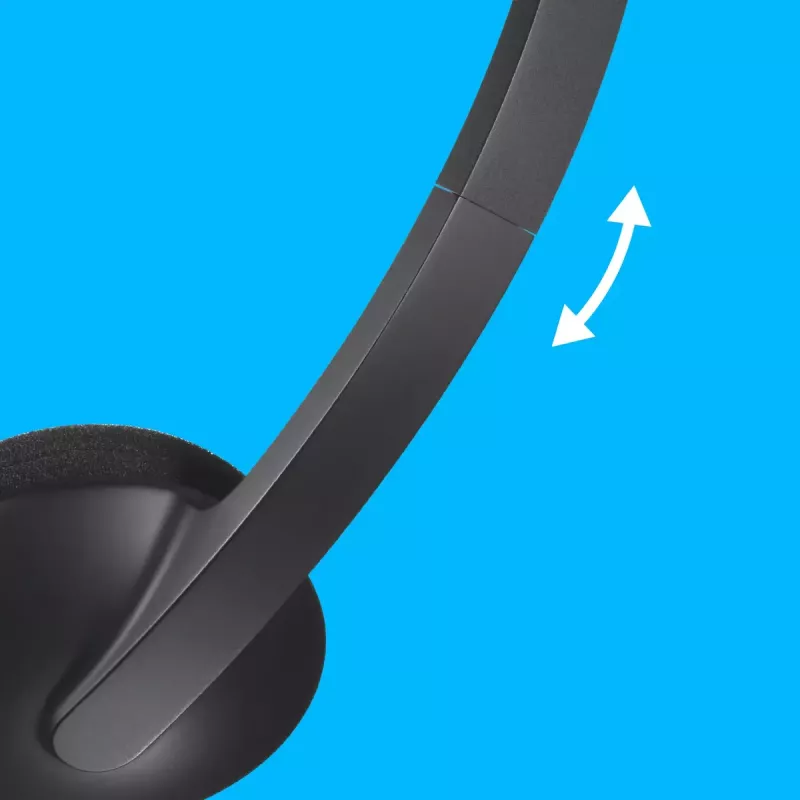 LOGITECH H340 - USB - headset - čierna