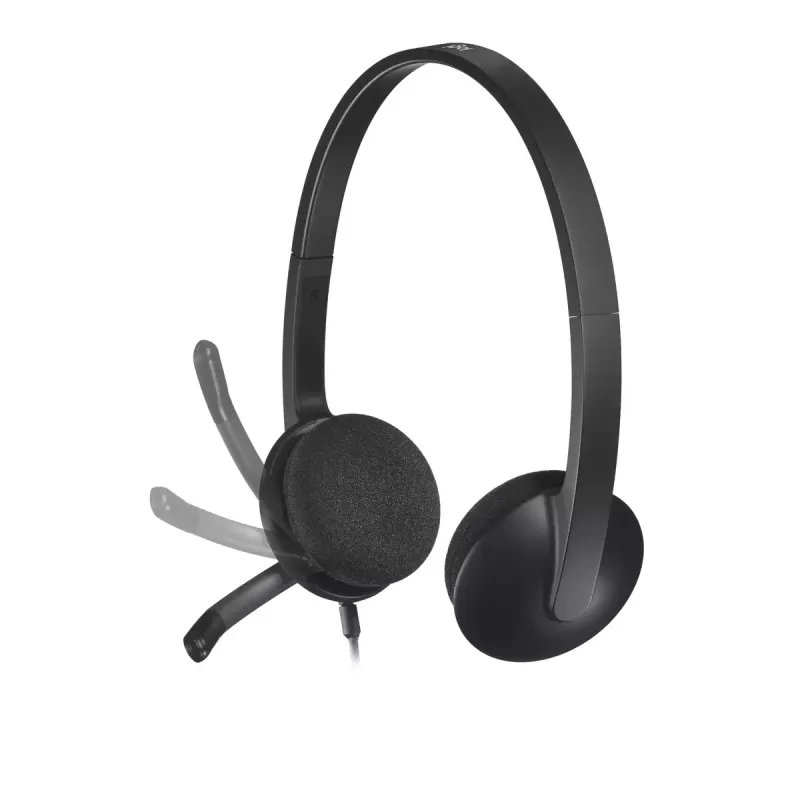 LOGITECH H340 - USB - headset - čierna