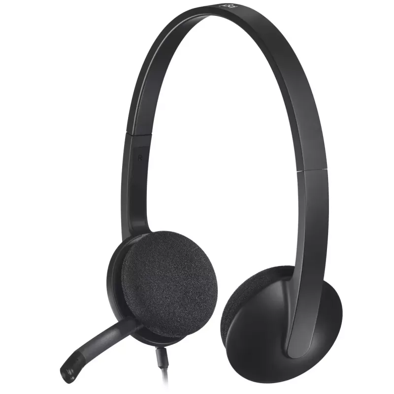 LOGITECH H340 - USB - headset - čierna