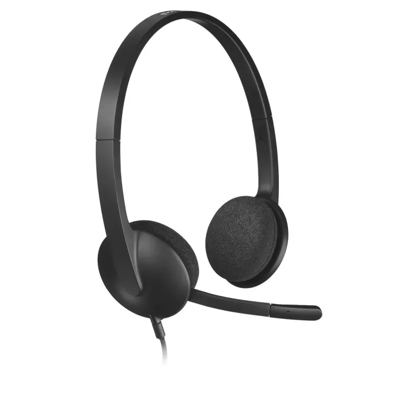 LOGITECH H340 - USB - headset - čierna