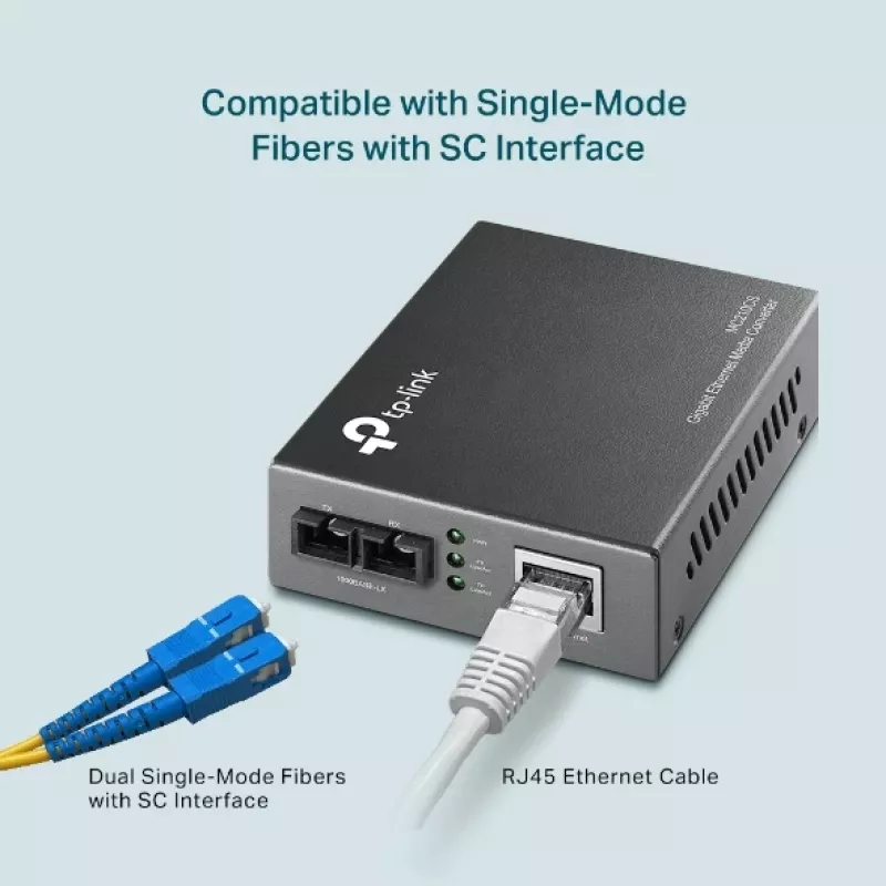 Media konvertor TP-Link MC210CS, Gigabit, 1000 Mbit/s, SC konektor samec