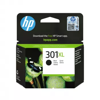 HP 301XL originálna atramentová kazeta čierna, vysoká výťažnosť, čierna, 1 ks, 360 strán