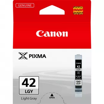 Canon CLI-42LGY svetlosivá atramentová kazeta, štandardná kapacita, svetlosivá, pigmentový atrament, 1 ks, 835 strán