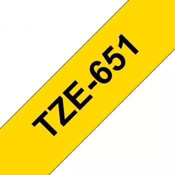 Popisná páska Brother TZE651 24 mm žltá