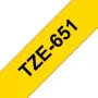 Popisná páska Brother TZE651 24 mm žltá