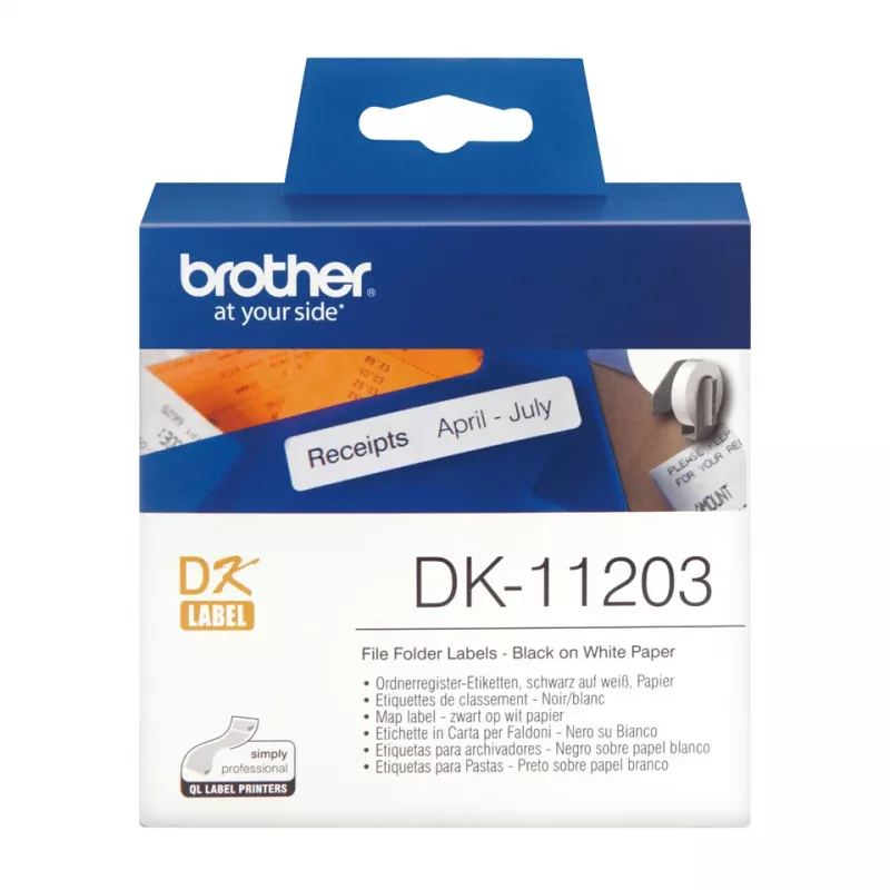 Etikety na zakladače Brother DK11203