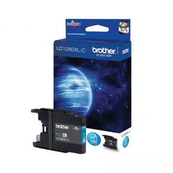 Brother LC1280XLC atramentová kazeta 1 ks originálna vysoká (XL) výťažnosť azúrová