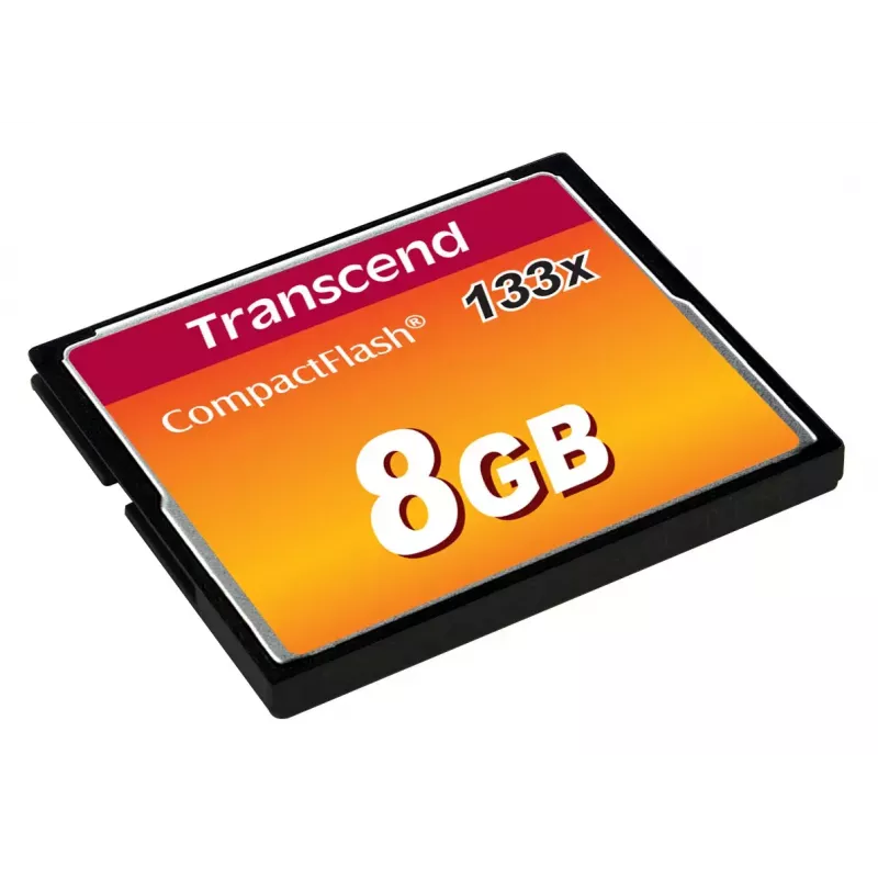 CompactFlash karta Transcend TS8GCF133, 8GB, 50MB/s čítanie, 20MB/s zápis