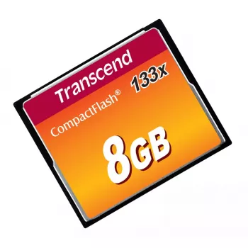 CompactFlash karta Transcend TS8GCF133, 8GB, 50MB/s čítanie, 20MB/s zápis