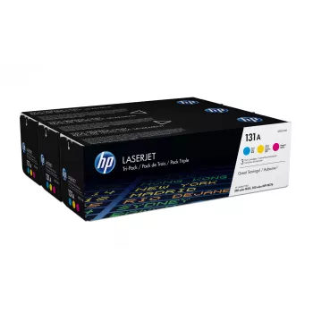 HP 131A 3-bal. azúrová/purpurová/žltá originál LaserJet tonery