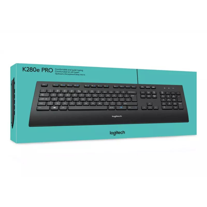 LOGITECH káblová klávesnica K280e - Qwerty Us Int'l