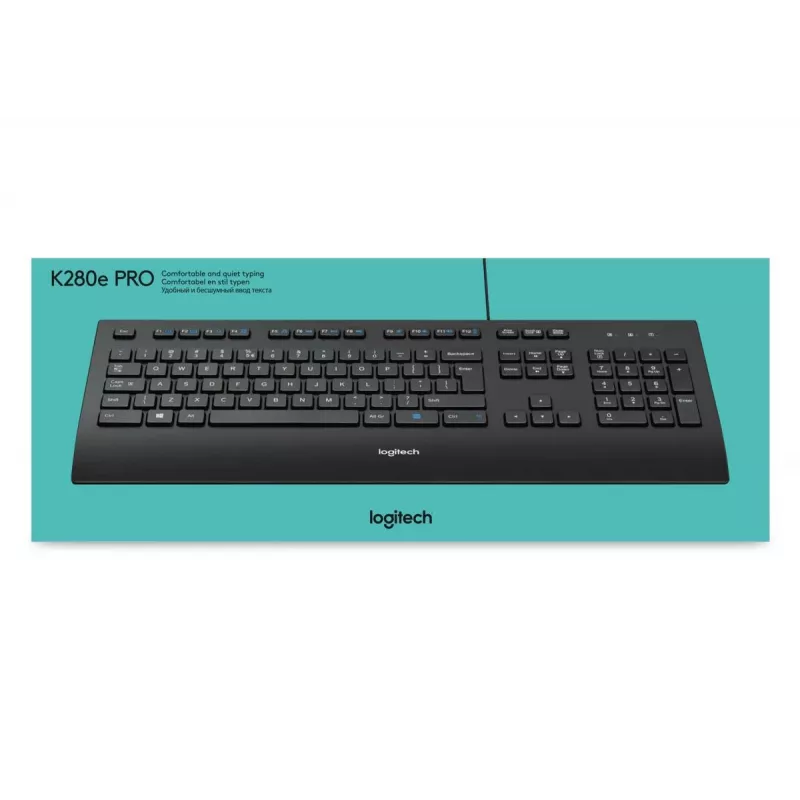 LOGITECH káblová klávesnica K280e - Qwerty Us Int'l