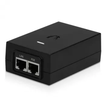 PoE adaptér UBIQUITI POE-48-24W, 48 V PoE, 2x RJ-45 Fast Ethernet porty, 100–240 V vstup