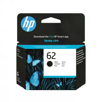 HP 62 čierna originálna atramentová kazeta