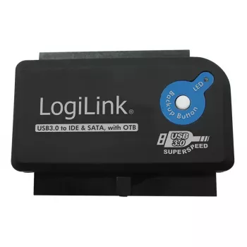 Káblový adaptér LogiLink AU0028A USB 3.0 IDE SATA čierny