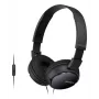 Sony MDR-ZX110AP, káblový, 12 - 22000 Hz, hovory/hudba, 120 g, headset, čierny