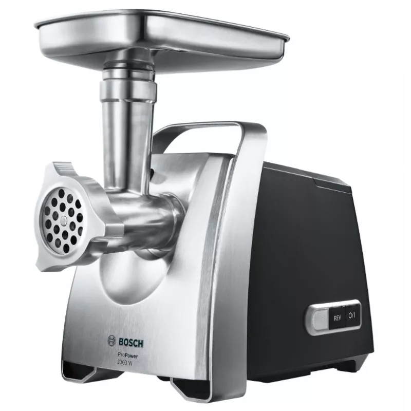 Bosch MFW68660 mlynček na mäso 800 W čierny, chrómový