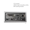 CLUB3D USB 3.2 Gen 1 4K UHD pri 30Hz Mini dokovacia stanica ultra-slim dizajn