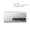 CLUB3D USB 3.2 Gen 1 4K UHD pri 30Hz Mini dokovacia stanica ultra-slim dizajn