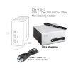 CLUB3D USB 3.2 Gen 1 4K UHD pri 30Hz Mini dokovacia stanica ultra-slim dizajn
