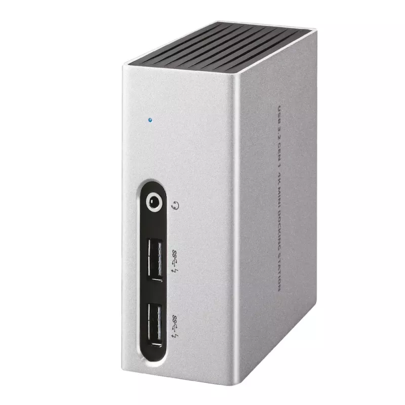 CLUB3D USB 3.2 Gen 1 4K UHD pri 30Hz Mini dokovacia stanica ultra-slim dizajn
