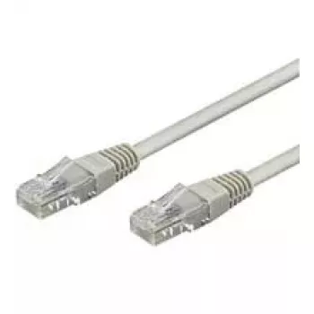Sieťový kábel Goobay CAT 6-100 UTP RJ-45 1 m sivý