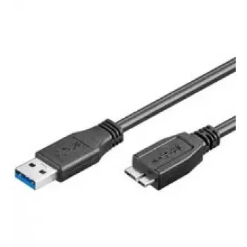 USB kábel Goobay 1 m USB 3.0 A/micro-B čierny