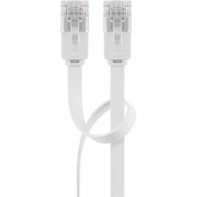 Sieťový kábel Goobay 93357 RJ-45 Cat5e 0.5 m biely
