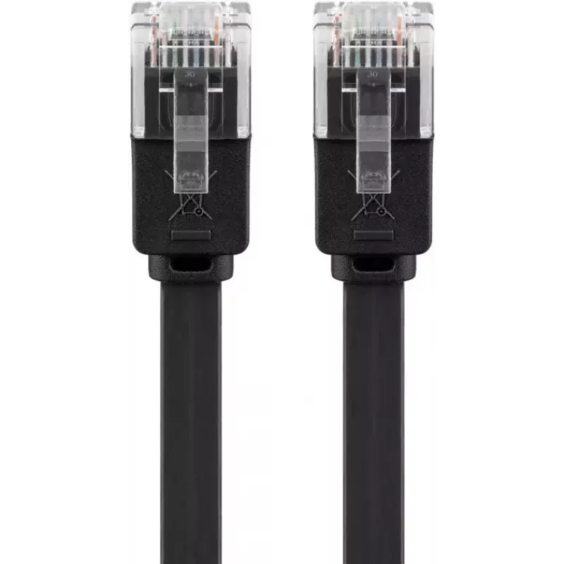 Sieťový kábel Goobay 95387 RJ-45 Cat6 5 m čierny