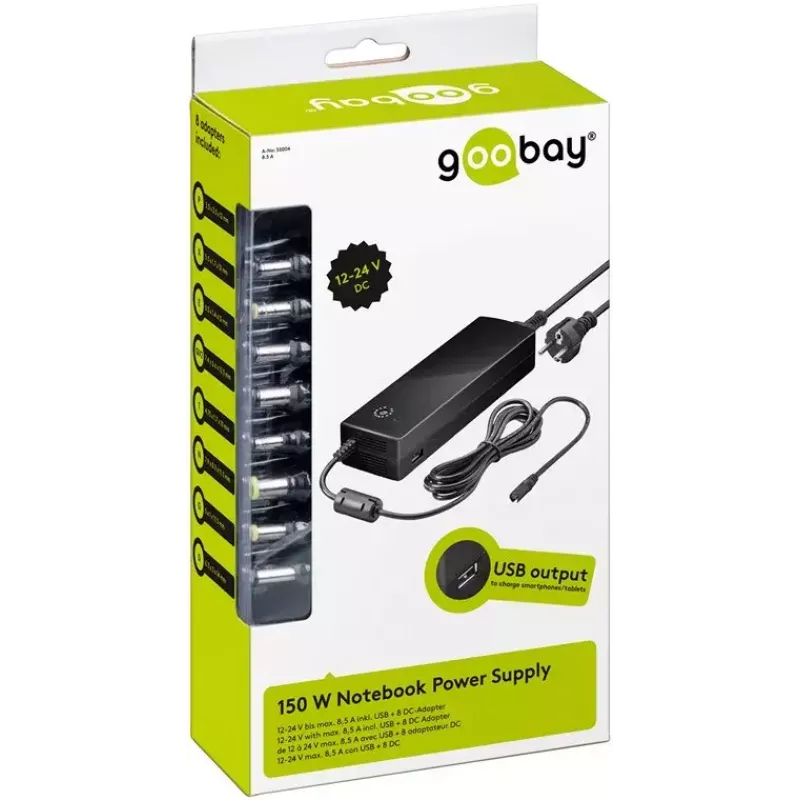Napájací zdroj pre notebook Goobay 134,5 W