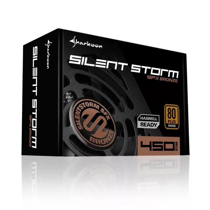 Napájací zdroj Sharkoon SilentStorm SFX Bronze 450 W