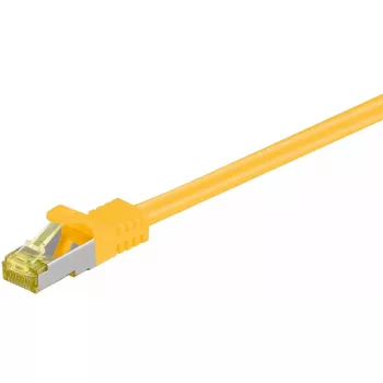 Sieťový kábel Goobay RJ45 patch kábel CAT 6A S/FTP 2 m žltá