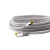 Sieťový kábel Goobay RJ45 patch kábel CAT 6A S/FTP 2m sivý