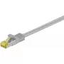 Sieťový kábel Goobay RJ45 patch kábel CAT 6A S/FTP 2m sivý
