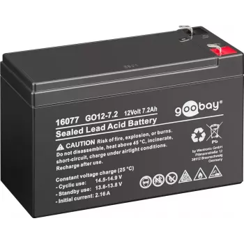 Batéria olovená uzavretá Goobay GO12-7.2 7200 mAh 12 V