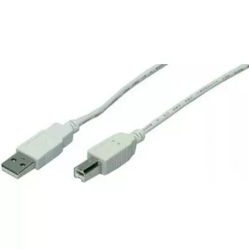 USB kábel LogiLink 5 m USB 2.0 USB A Mini-USB B sivý