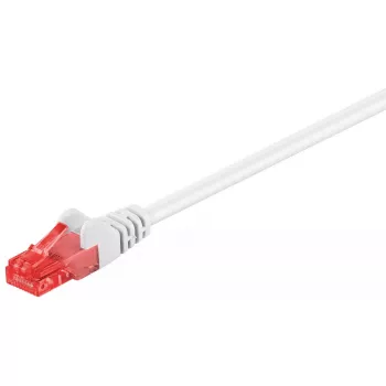 Sieťový kábel Goobay CAT 6 patch kábel RJ-45 Cat6 7,5 m biely