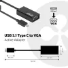 USB 3.1 Type C na VGA aktívny adaptér CLUB3D CAC-1502